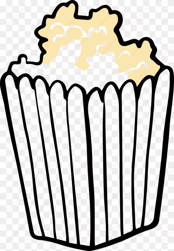 clip art free stock popcorn animation cinema clip art - vector graphics