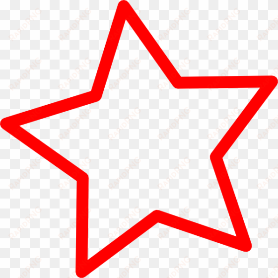 clip art freeuse library patriotic stars clipart - red star outline png