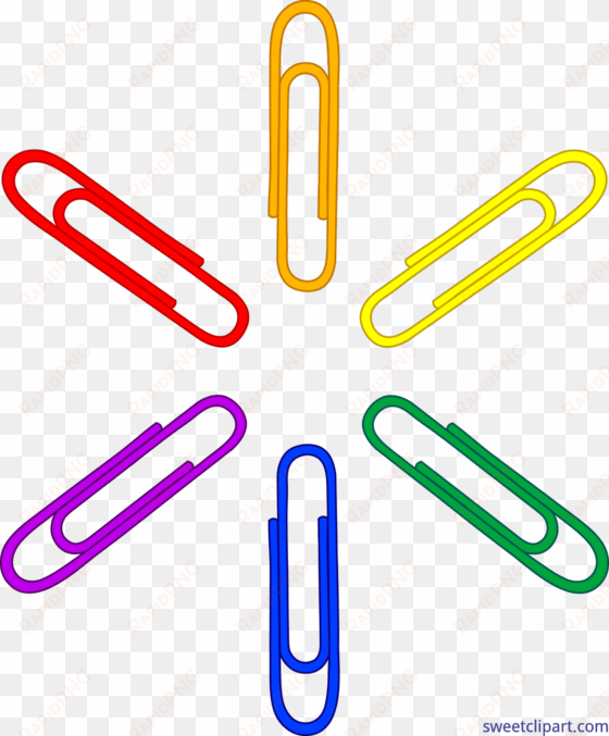 clip art freeuse office paper clip pattern - paper clip clipart