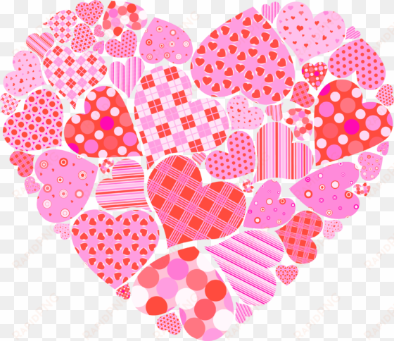 clip art freeuse valentines day of hearts png picture - valentines day heart clipart