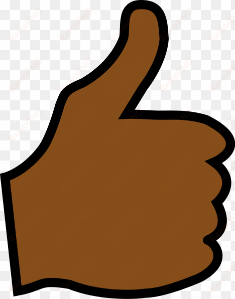 Clip Art Library Stock Thumbs Down Clipart Png - Thumbs Up Clipart Brown transparent png image