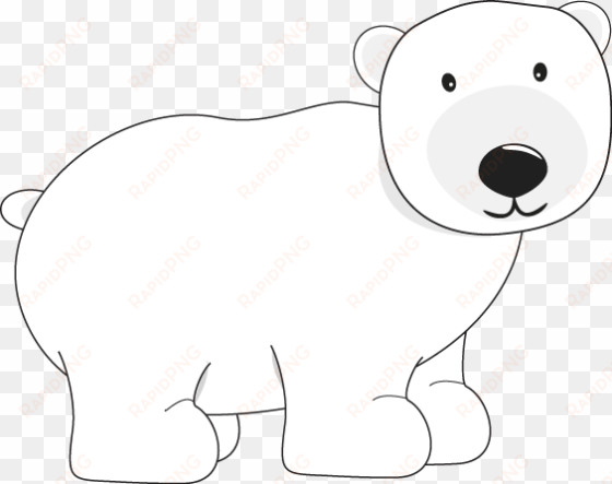 clip art pinterest bears and winter - polar bear