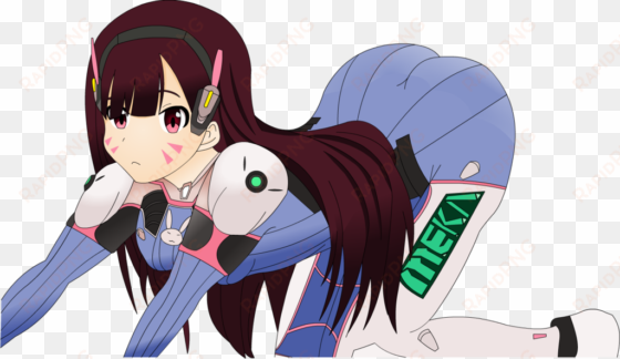 clip art royalty free library d - dva png anime