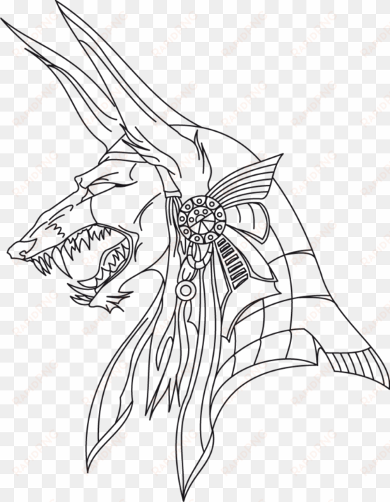 Clip Art Stock Collection Of Free Scales Download On - Anubis Drawing transparent png image