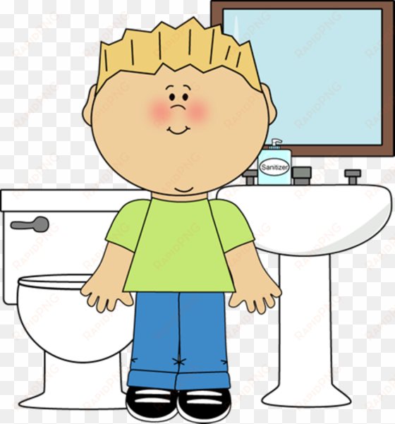 clip art transparent boys in bathroom best clip art - kids bathroom clipart