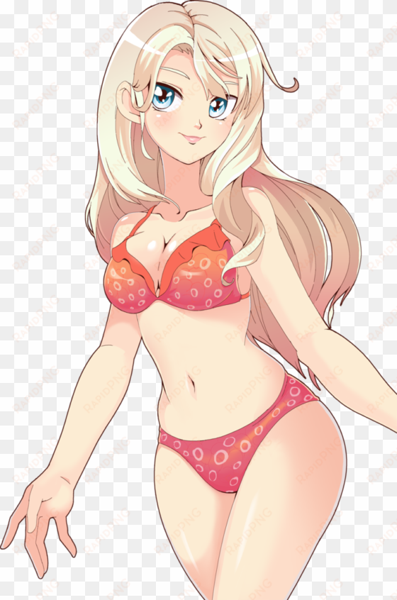 clip art transparent library anime girl in swimsuit - anime girl in swimsuit