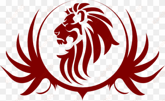 clip art transparent library lion face clipart black - free lion logo png