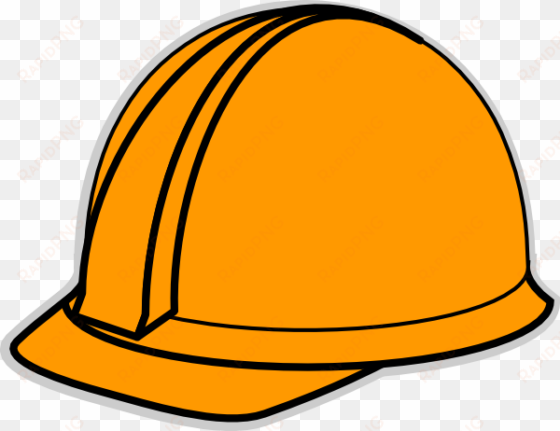 clip arts related to - orange hard hat clip art