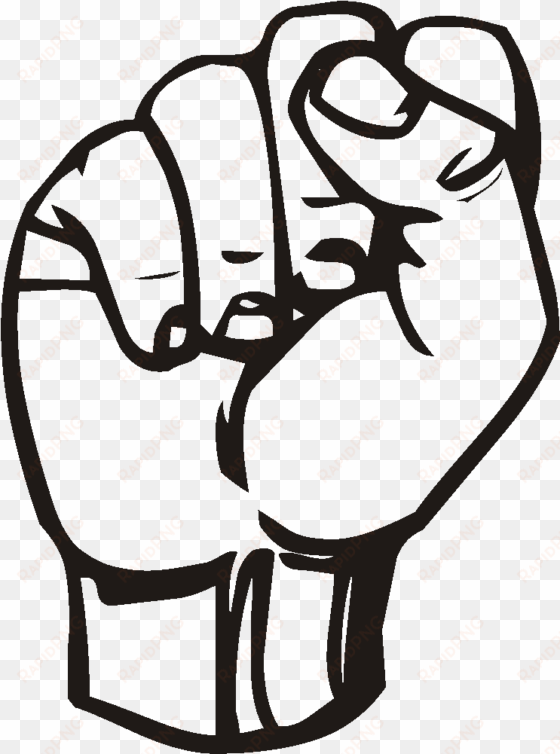 clip arts related to - sign language s transparent