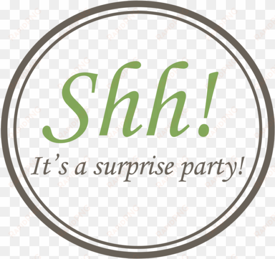 clip arts related to - surprise party png