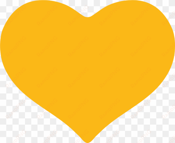 clip arts related to - yellow love heart png