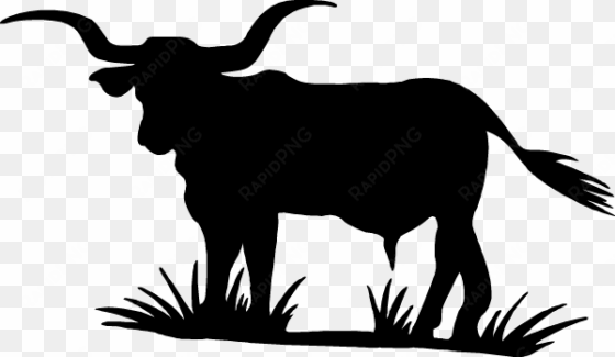 clip black and white longhorn silhouette clipart - cafepress texas longhorn silhouette cap