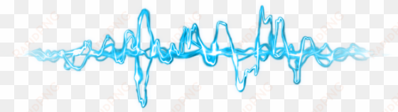 clip free soundwave vector blue - green sound waves transparent