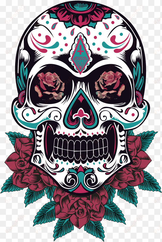 clip royalty free library pin by alexandre on caveiras - osmdecals - sugar skull sticker version 12 - day decal