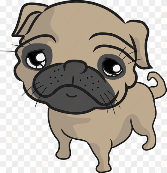clip stock on behance pugs pinterest cartoon life and - pug dog draw png