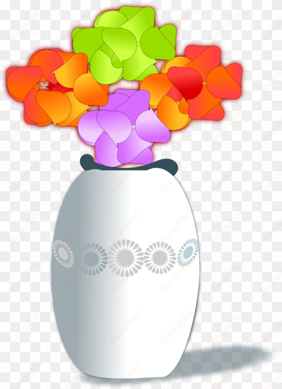 clip transparent clip art at clker com vector online - gambar animasi vas bunga