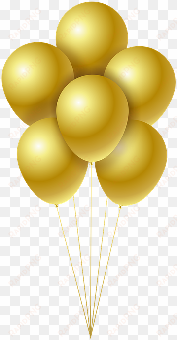 Clipart Balloons Carnival - Balloons Transparent Clipart Gold Balloons transparent png image