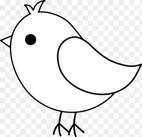 Clipart Bird Black And White Free Images - Simple Bird Drawing transparent png image
