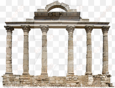 clipart black and white download png temple transparent - temple of diana