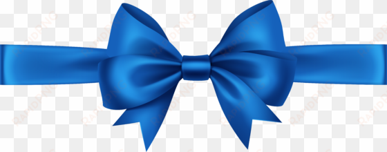 clipart bow blue - blue ribbon transparent