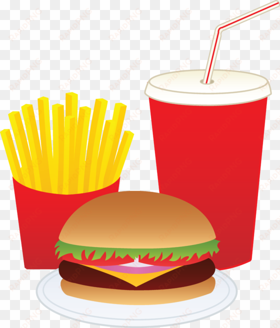 clipart - burgers and fries clipart png