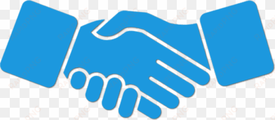 Clipart Download Computer Icons Clip Art Services Transprent - Shake Hands Blue Icon transparent png image