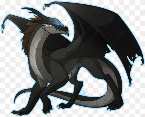 clipart dragon dark dragon - dragon wings of fire