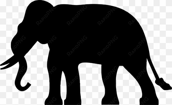 clipart elephant silhouette - elephant silhouette png