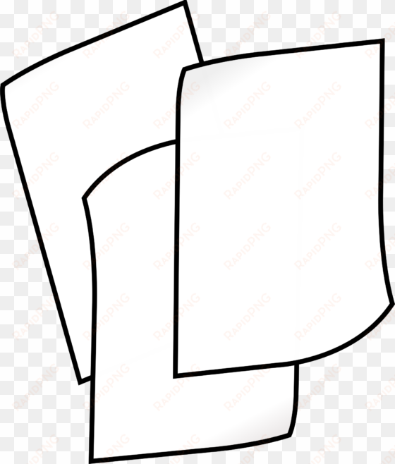 clipart free clipart stack of white big image png - paper black and white