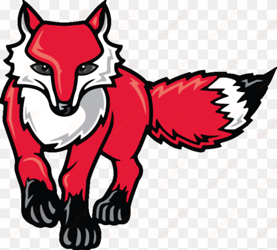 clipart free stock arctic fox clipart - marist red foxes logo
