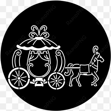 clipart freeuse stock cinderella carriage black and - cinderella gobo