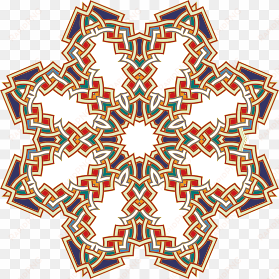 clipart islamic geometric art 2 png - islamic borders png