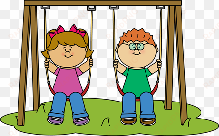 clipart kids running outside clipart - clip art recess