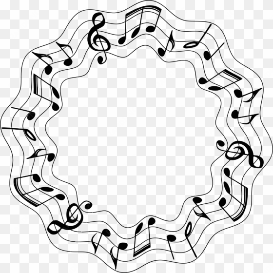 clipart musical circle large big image png - musical notes circle png