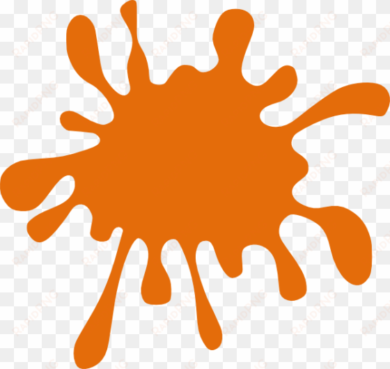 clipart paint recherche google pinterest - orange paint splatter clip art