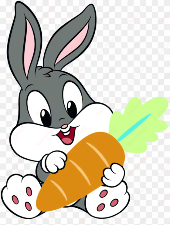 clipart rabbit pair - baby looney tunes bugs bunny