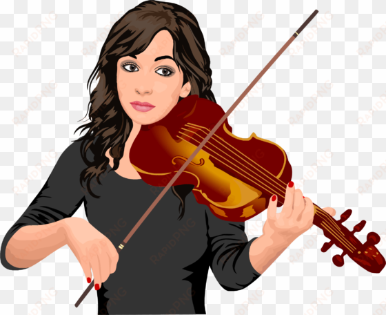 clipart resolution 2303*1875 - playing violin clipart