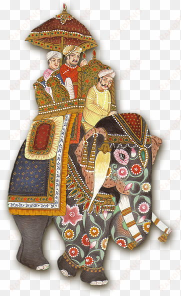 clipart resolution 500*610 - mughal elephants png