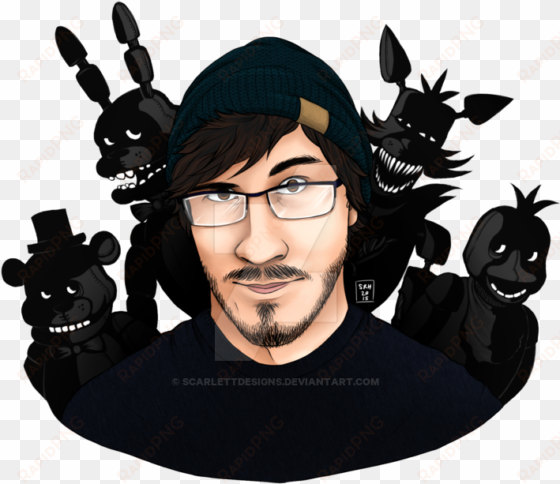 clipart royalty free m a r k i p l - fnaf markiplier transparent