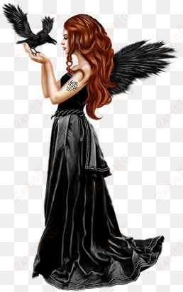 clipart royalty free stock free and raven cross stitch - gothic angel png transparent