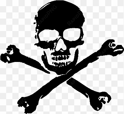 Clipart Skull Baby - Skull And Crossbones Transparent transparent png image