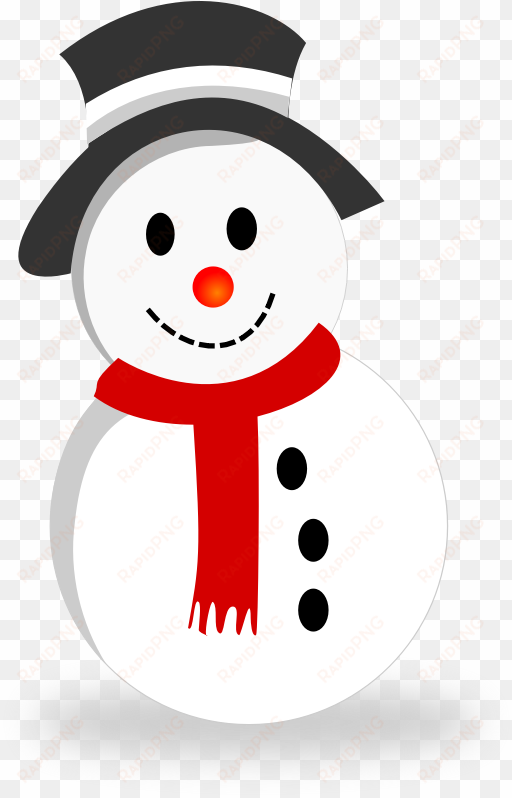 clipart - snowman - merry christmas tote bag, adult unisex, natural