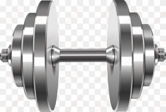 clipart transparent clipart barbell - steel dumbbell