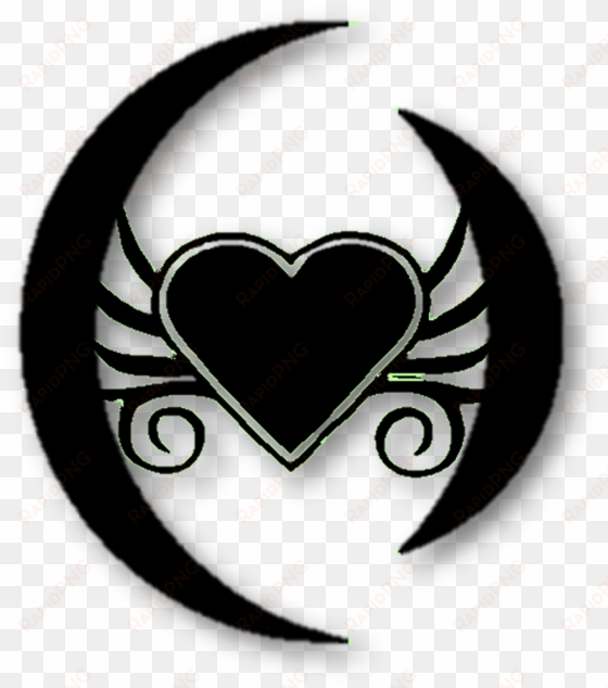 clipart transparent heart tattoo clipart - heart in a circle tattoo