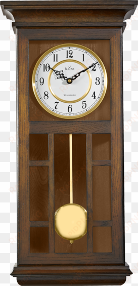 clocks - bulova mayfair wall clock - 11.5w x 24h