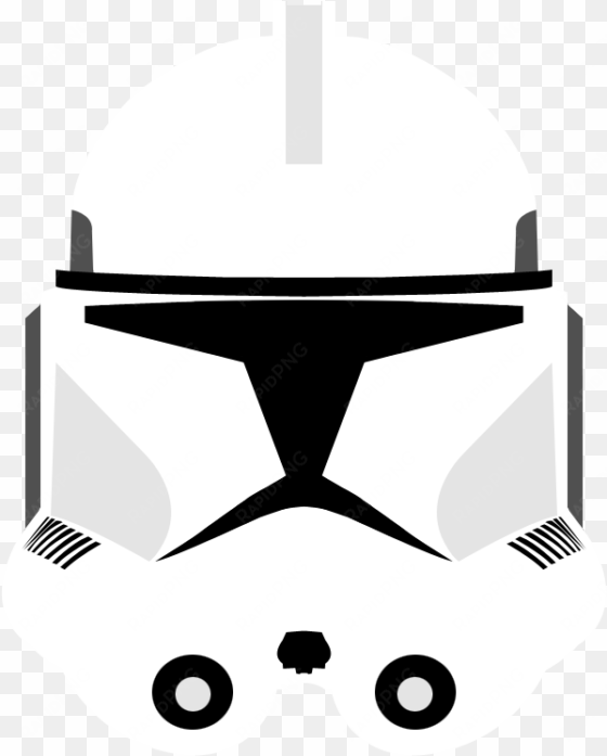 clone trooper helmet png picture library - clone trooper helmet black and white