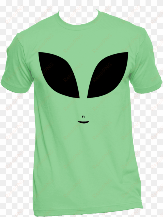 Close Encounter Alien Face T-shirt Unisex - Play Vinyl Unisex T-shirt transparent png image