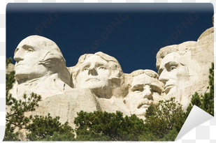 closeup view of mount rushmore national monument wall - poster reproduction encadré: usa - mount rushmore,