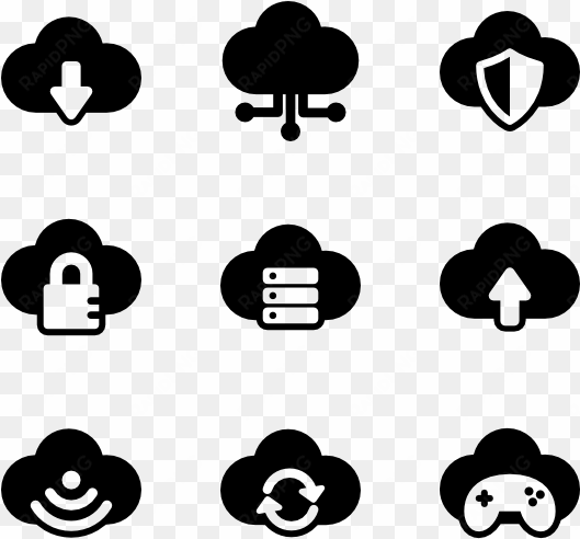 cloud computing pictograms - cloud pictogram