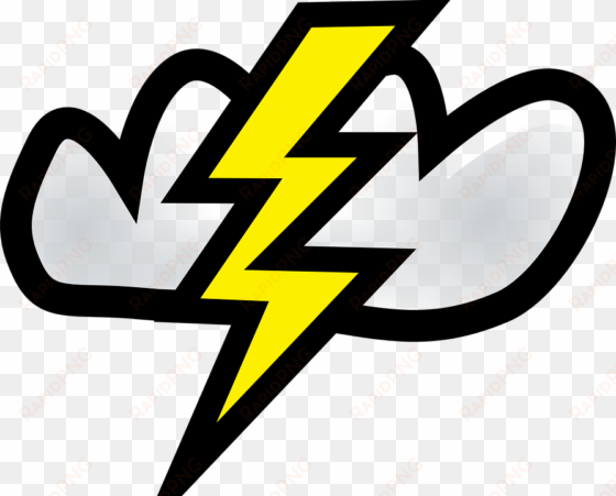 cloud lightning storm sky - lightning bolt clipart